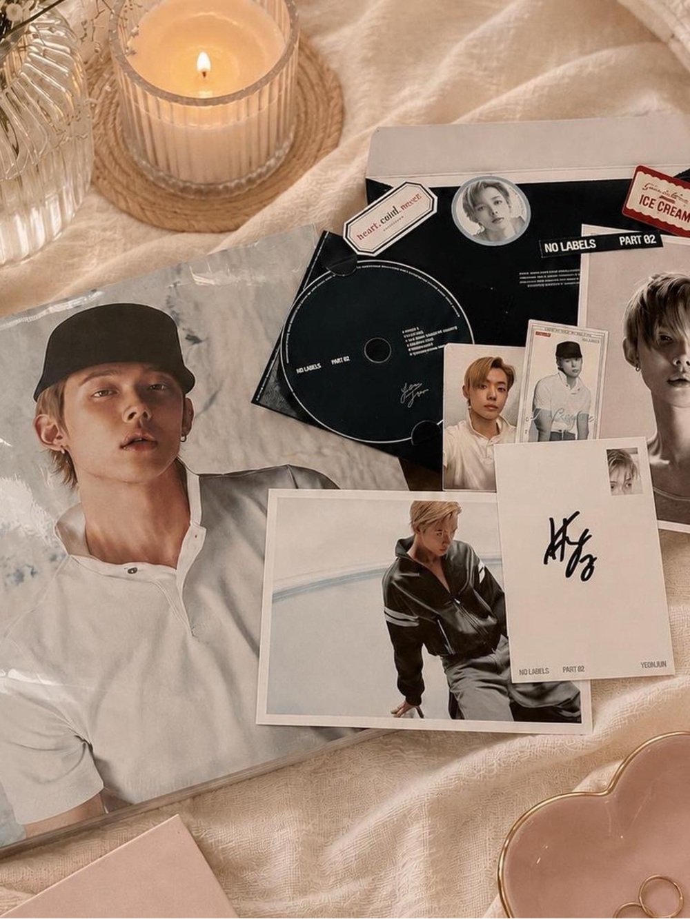 TXT Yeonjun Signed 'YEONJUN’s No Labels Part 2 Album with Autograph Card